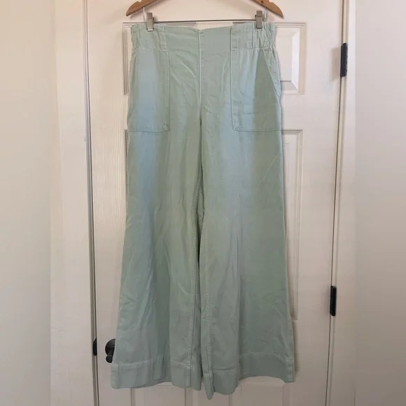 Women’s We The Free Breezy Denim Pull-on Jeans Sea Mist Size M - Picture 5 of 9